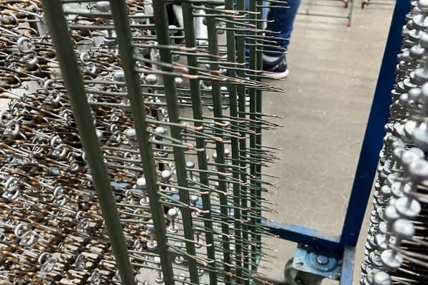 Gancheiras revestidas em XKU